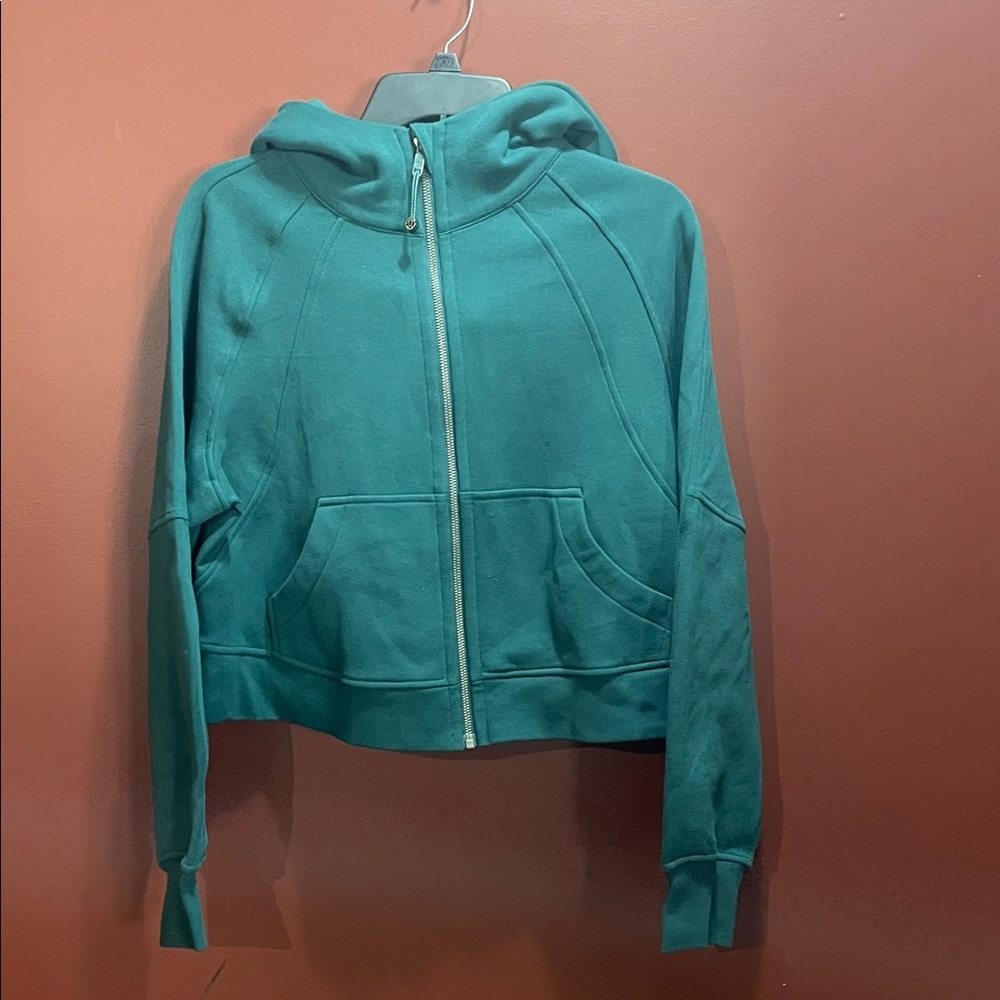 Lulu Lemon Scuba Women's Teal Zip-Up Hoodie Jacket